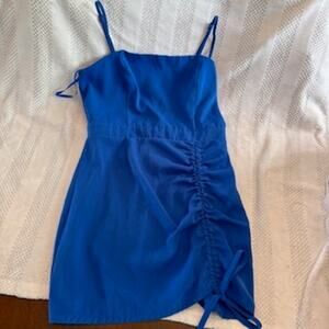 revolve superdown cinched side mini dress size Large